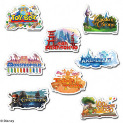 Stickers Mondes Set Kingdom Hearts III