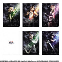 Clear File Set C Dissidia Final Fantasy 30th Anniversary Exhibition