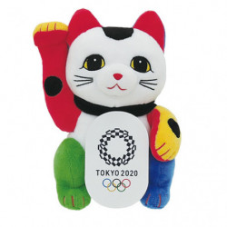 Peluche Beckoning Cat Tokyo 2020 Olympics