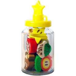 Erasers Tsume Tsume Bottles Set Super Mario