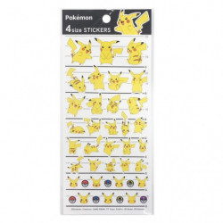 Stickers Pikachu 4SIZE STICKERS