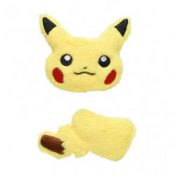 Barrette Cheveux Duveteuse Pikachu Visage Queue Set Pokémon accessory