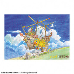 Jigsaw Puzzle Chocobo And Flying Ship Final Fantasy