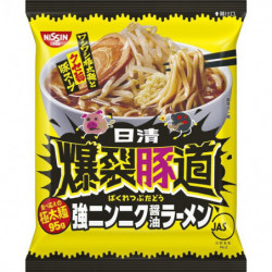 Instant Noodles Shoyu Ramen Ail Porc Nissin Foods