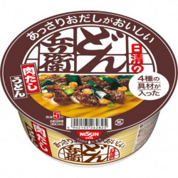 Cup Noodles Udon Viande Donbei Saveur Légère Nissin Foods