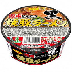 Cup Noodles Porc Grillé Kumamoto Ramen Noir Sanpo Foods
