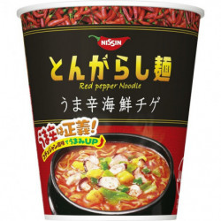 Cup Noodles Seafood Extra Spicy Red Pepper Ramen Nissin Foods