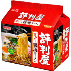 Instant Noodles Shoyu Ramen Pack Hyobanya Myojo Foods