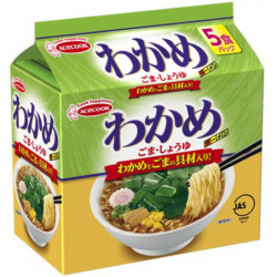 Instant Noodles Sesame Shoyu Wakame Ramen Pack Acecook