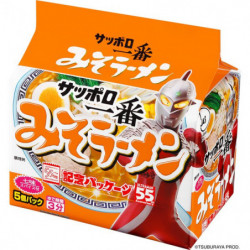 Instant Noodles Sapporo Ichiban Miso Ramen Pack Ultraman Sanyo Foods