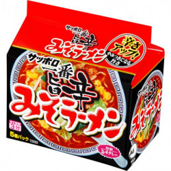 Instant Noodles Sapporo Ichiban Miso Ramen Épicé Pack Sanyo Foods