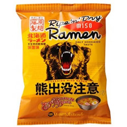 Instant Noodles Miso Ramen Attention Aux Ours Fujiwara Seimen