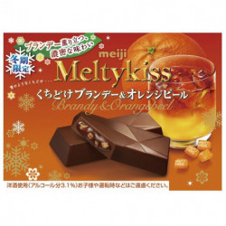 Chocolats Brandy Écorce Orange Melty Kiss Meiji