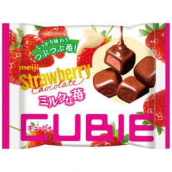 Chocolates Strawberry Milk CUBIE Meiji