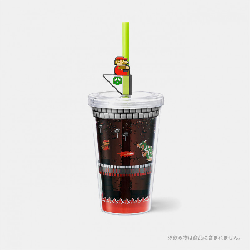 Straw Tumbler Bowser Castle Super Mario Home And Party - Meccha Japan