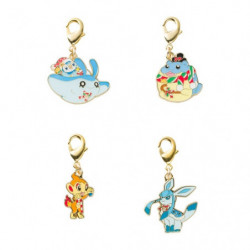 Metal Keychains Set Piplup Pokémon Christmas in the Sea