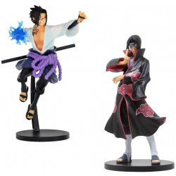 Figurines Itachi Sasuke Set Naruto Shippuden Vibration Stars