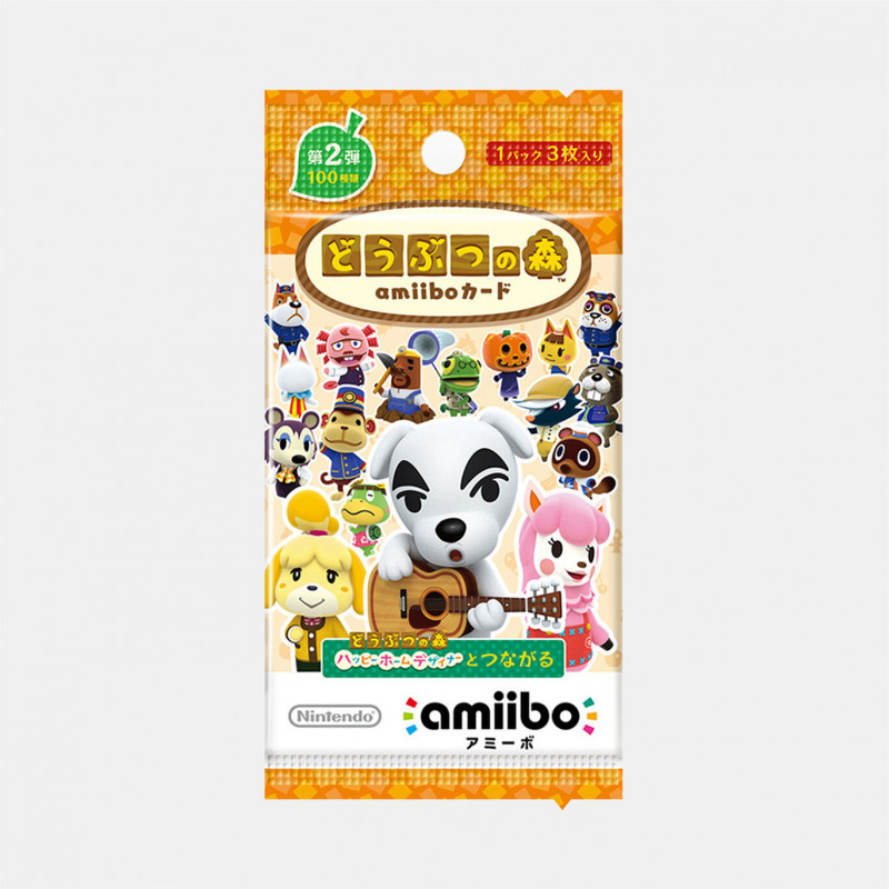 Carte amiibo Booster Série 2 Animal Crossing - Meccha Japan