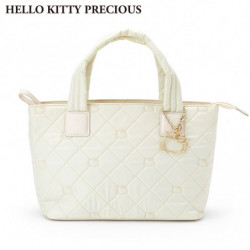 Quilted Tote Bag S Ivory Sanrio HELLO KITTY PRECIOUS