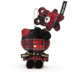 Plush Keychain Hello Kitty Black Ver. Scottish Tartans Authority