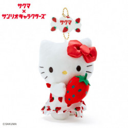 Plush Keychain Hello Kitty Sanrio x Sakuma Seika