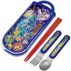 Antibacterial Cutlery Trio Set Pokémon Lunch Goods