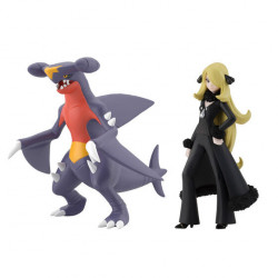 Figurines Pokémon Cynthia Carchacrok Scale World Sinnoh