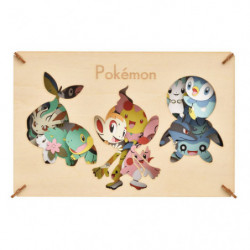 Théâtre Papier Wood Style Sinnoh Pokémon