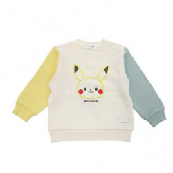 Sweatshirt Polaire Broderie 95 Pikachu Monpoke