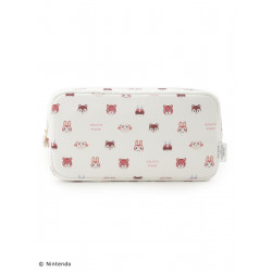 Multi Pouch Characters Pattern Red Ver. Animal Crossing New Horizons meets GELATO PIQUE
