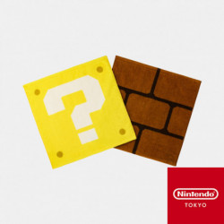 Mini Serviettes Set Block Hatena et Brick Super Mario