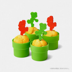 Muffin Cup Pick Set Green Pipe Super Mario Home And Party