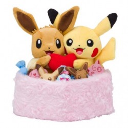 Plush Pikachu Eevee Valentine's Day