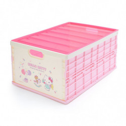 Folding Storage Case With Lid L Hello Kitty
