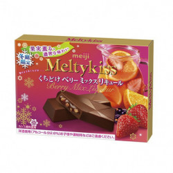 Chocolates Berry Mix Liqueur Melty Kiss Meiji
