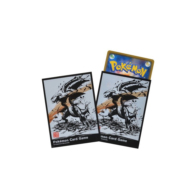 Card Sleeves Pokémon Garchomp Calligraphy Sumie Retsude - Meccha Japan