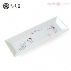 Assiette Longue Rectangulaire Sumo Hello Kitty Sanrio x Tachikichi