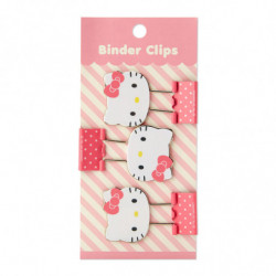 Binder Clips Set Hello Kitty