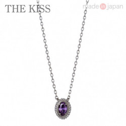 Necklace Silver Kuromi THE KISS