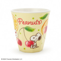 Plastic Cup With Snacks Fruits Snoopy