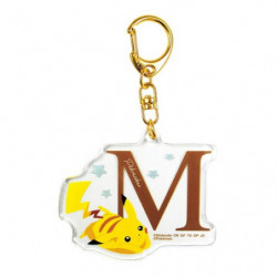 Porte-clés Acrylique Initiale M Pokémon