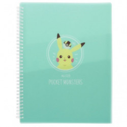 Cahier Spirale Pochettes Pikachu Vert Pokémon