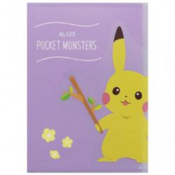 Pochettes Transparentes Avec Rabat Die Cut Pikachu Violet Pokémon