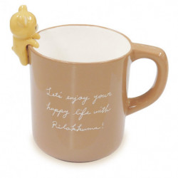 Mug Cup Brown Ver. Rilakkuma Pottery Series