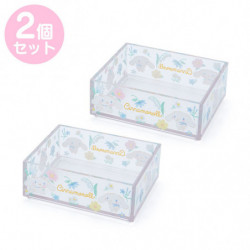 Boîte Empilable Transparente Set Cinnamoroll Sanrio Remote Life Support