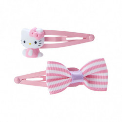 Hair Clips Set Pink Ver. Hello Kitty