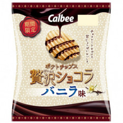 Potato Chips Chocolate Vanilla Flavour Calbee