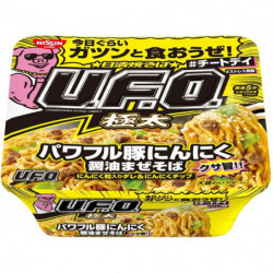 Cup Noodles Pork Garlic Shoyu Soba Large UFO Nissin Foods