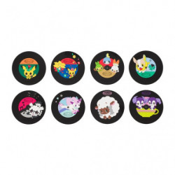 Glass Coasters Vinyl Record Design Set Pokémon Time