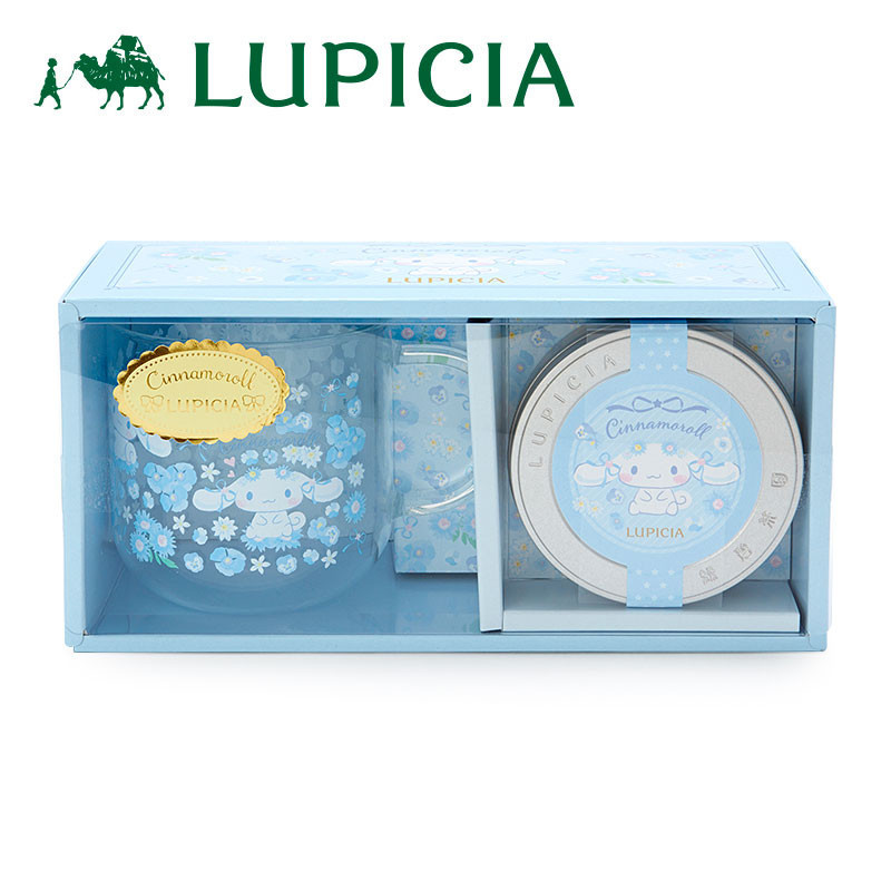 Flavored Tea And Glass Mug Set Cinnamoroll Sanrio x Lupicia - Meccha Japan